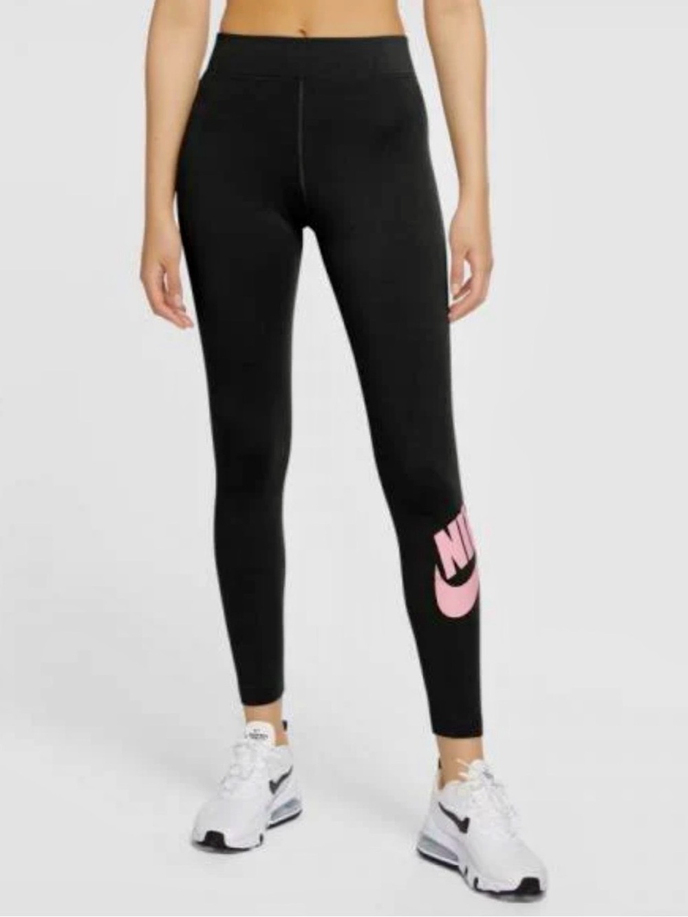 Brand New! Nike High Rise, Tight Fit, Full Length, Leggings - Black with Pink